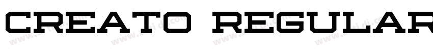 Creato Regular字体转换